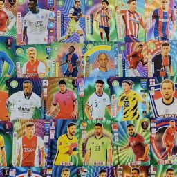 PREMIUM FOOTBALL GLOSSY METAL FINISH CARDS 55PCS Euro World Cup & 8CARDS FREE-image-37