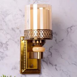kapoor lampshades Galaxy Metal Wall Mounted Uplight Sconce (Brass)-picture-49
