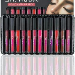 Crush Beauty 12Pc Waterproof Liquid Matte Lipstick Set For Girls-17