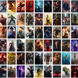 Pack of 54 Superheroes Aesthetic Wall Collage kit Posters | Posters for Wall Decoration | Wall Art For Bedroom, Office, Living room, Dorm room Photographic Paper-image-76
