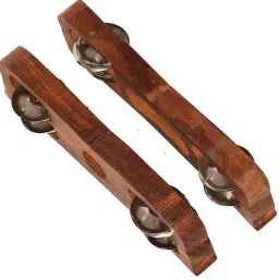 Wooden Kartal Pair Indian Musical Percussion Hand-Cymbal Kartal Instrument-image-89