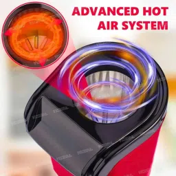 esta Popcorn Machine Mini Hot Popcorn Machine Oil-Free Portable Snack Maker with Automatic Operation 300 L Popcorn Maker image 3