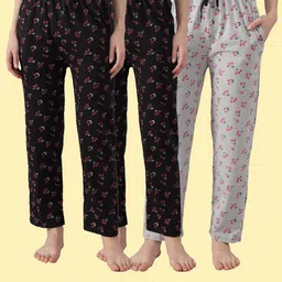 anixa Pack of 3 Women Pyjama-picture-12