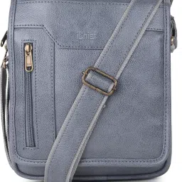 Grey Men Sling Bag Guardian Shoulder/Cross Body Bag/Unsex Sling Bag with Padded Tab Compartment-image-15