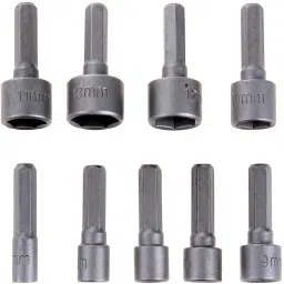 9pcs 5mm~13mm Professional Magnetic Nut Driver Bits Set-20
