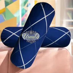 Round Microfibre Geometric Bolster Pack of 2-10