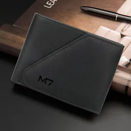m7 by metronaut Men & Women Trendy, Evening/Party, Travel, Casual, Ethnic, Formal Black Artificial Leather Wallet-picture-10