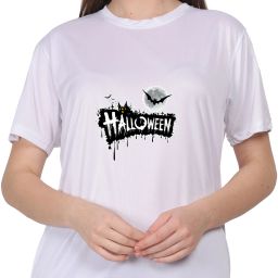Women Graphic Print Round Neck Pure Cotton White T-Shirt-image-15