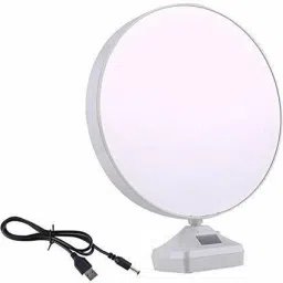 bogenlite Attractive Round Tabletop Magic Mirror LED Photo Frame 20 inch Table image 3