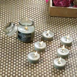 hosley Eucalyptus Mint Aroma (Set Of 7) Scented Candles-picture-35