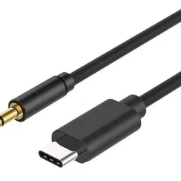 C & E Black, Red USB C to 3.5mm Aux Cord for OnePlus 7Pro/7/6t- 1.3 Meter Phone Converter-71