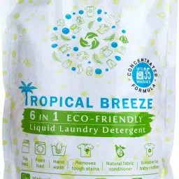 6 in 1 Eco-Friendly Laundry refill pack Liquid Detergent-image-1