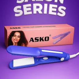 ASKO AK-8006 Professional Woman's Crimping Styling Machine For Crimped Hair (Purple) Hair Styler-image-21