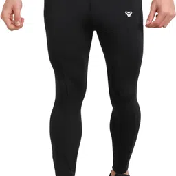 kyk Solid Men Black Tights-picture-17