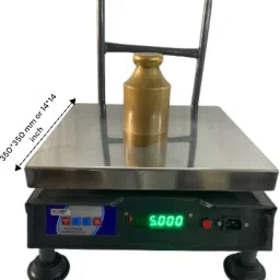 monet PORTABLE KISSAN/CHICKEN 350* 350 MM SS PAN 100 KG Weighing Scale-picture-17