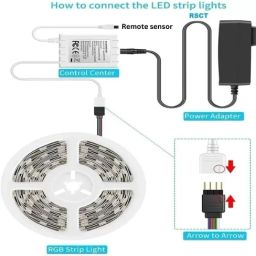 astern 300 LEDs 3 m Multicolor Flickering, Color Changing Moon Rice Lights image 4