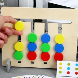 Wooden Four Color Matching Game | Learning and Educational Toys for Kids Age 2-6-image-35