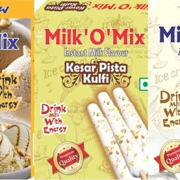 Vanilla, Butterscotch and Kesar Pista Kulfi Flavored Milk Powder-image-0
