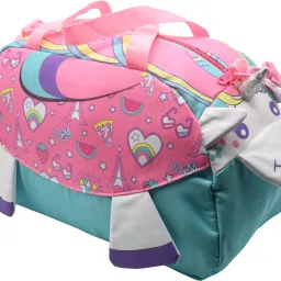 18 L Hand Duffel Bag - 3D Printed Designer Unicorn Duffel Handbag Shoulder Outdoor Picnic Bag - Pink - Regular Capacity-16
