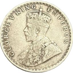 1911 Silver One Rupee EF Grade George V X Rare British India Medieval Coin Collection-image-79