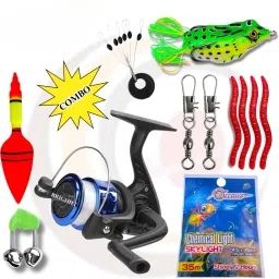 Fishing Gear Set – Reel, Hooks, Float & Accessories Fishing Reel Combo Kit with Lures, Floats & Accessories – Budget Combo X5-picture-19