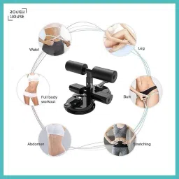 hooli Adjustable Sit-Up Bar for Home Workouts Ab Exerciser image 2