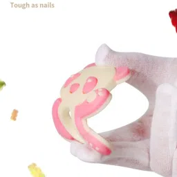 isweven BPA Free Soft Panda Shaped Silicone Chew Toy Teethers for Babies (BT9004C) Teether image 4