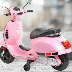 Vespa 12V Battery Operated Ride On Scooter For Kids with Foot Accelerator Scooter Battery Operated Ride On-image-21