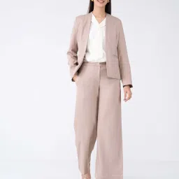 Women Solid Single Breasted Formal Blazer-image-69