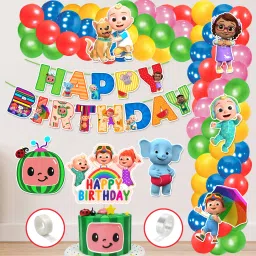 Cocomelon Birthday Party Supplies,Birthday Decoration Birthday Party-image-29