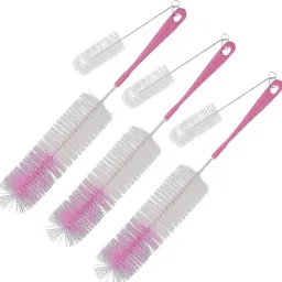 Cleaning Brush Set | Long Handle & Flexible Bristles | Ideal for Water Bottles-image-12