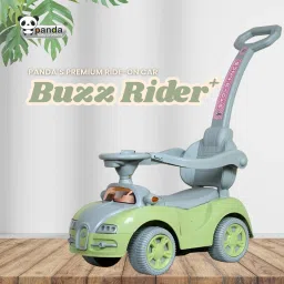 panda baby products Buzz Rider Plus Car for Kids with Music & Horn Car Non Battery Operated Ride On-picture-8