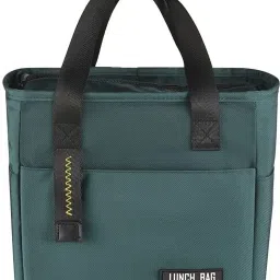 Thermal Insulated Front Pocket Lunch Bag with Handle|RH253-GRN|Green Waterproof Lunch Bag-image-62