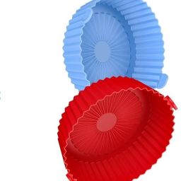 Air Fryer Silicone Pots, Non-Stick Air Fryer Liners with Ear Handles Airfryer Tray-image-81