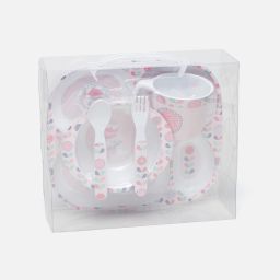 Printed 5-Piece Dinner Set - Poly Propylene-image-54