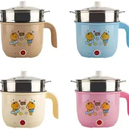 gamadiyn bazaar Non-Stick Multiperpse Rice Cooker Portable Multi-Function Cooking Pot Egg Boiler, Travel Cooker, Rice Cooker, Egg Cooker image 2