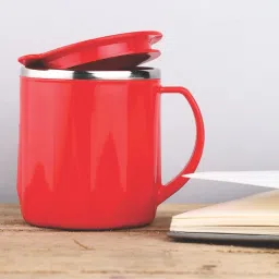 Pack of 1 Stainless Steel AIR TIGHT LEAKPROOF LID AND MIRROR FINISH INNER STAINELSS STEEL TEA AND COFFEE MUG CUP-image-71