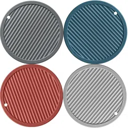 Silicone Rubber Trivet Mat for Hot Pan and Pot Hot Pads Heat Resistant Placemats Polyvinyl Chloride Trivet-image-83