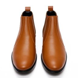 Lightweight Comfortable Trendy Walking Outdoor Slip On Chelsea Boots For Men-image-7