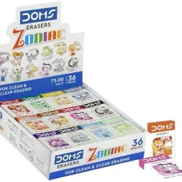 Zodiac Colorful Erasers Pack of 36 Erasers Non-Toxic Eraser-11