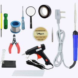 HGCM1369M1 12in1 Mini Hot Glue Gun 20W Small Glu Gum Machine with Sticks Set Standard Temperature Corded Glue Gun-20