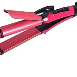 KESHAVART 2 in 1 Hair Straightener And Curler Hair Straightening Machine Beauty Set Personal Care Appliance Combo-image-75