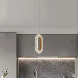 Oval Shape Hanging Light Pendants Ceiling Lamp-3