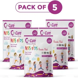 N95 Mask For Kids, For 3 to 12 Yrs Children (Pack of 05) CN95KFM-05 Washable, Reusable-image-5