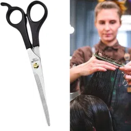 Hair Cutting Scissor Smooth And Comfortable (Black) (7-Inch) Scissors-23