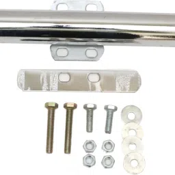 Bike Single Rod Leg guard Heavy Quality Metal Chrome For RE Reborn Model Bike Leg Guard-image-17