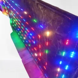 strawhat 54 LEDs 1 m Multicolor Color Changing, Flickering, Steady Strip Rice Lights image 4