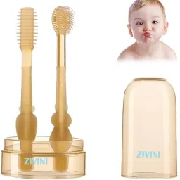 Baby Tongue Cleaner Set With Storage Box, Tooth Brush Oral Care Ultra Soft Toothbrush-image-49