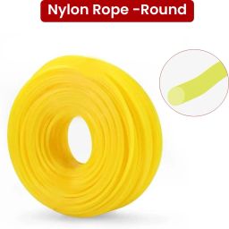 Nylon Rope Pack of 4 Trimmer Line for Brush Cutter (50m, 3mm Round) Fuel Grass Trimmer-image-7
