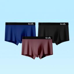 Pack of 3 Solid Men Trunk-image-87